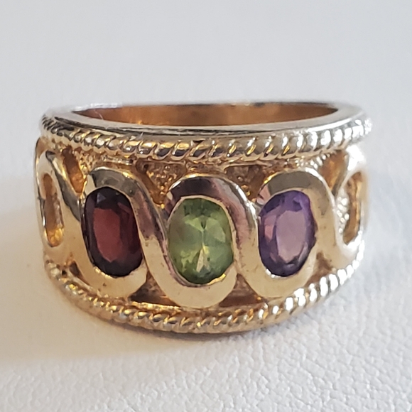 Sterling Silver Gemstone Ring
